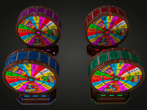 Lucky Spin Machine 3D Model