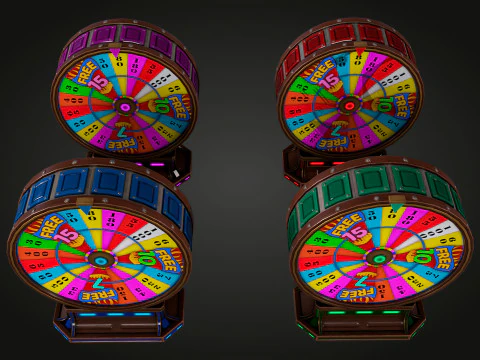 Lucky Spin Machine 3D Model