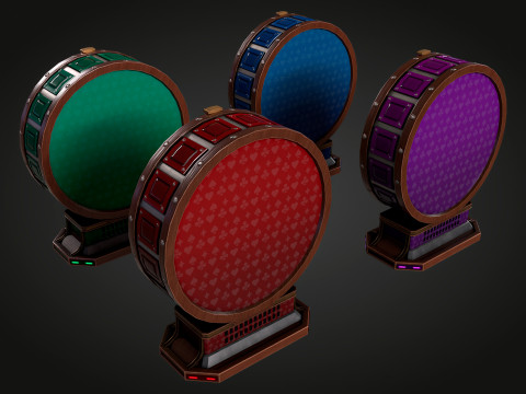 Lucky Spin Machine 3D Model