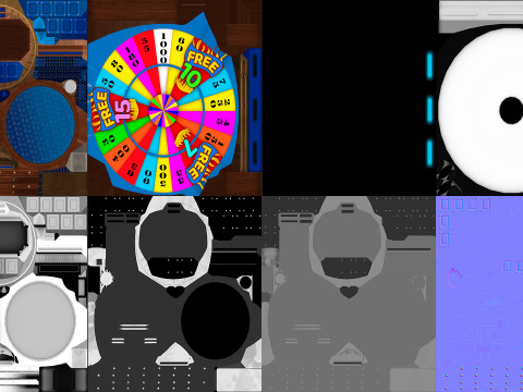 Lucky Spin Machine 3D Model
