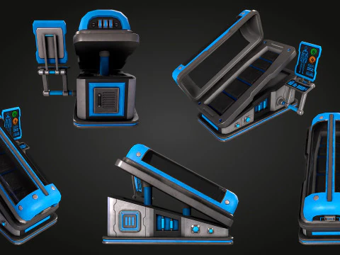 Pod di ibernazione SCI FI Modello 3D