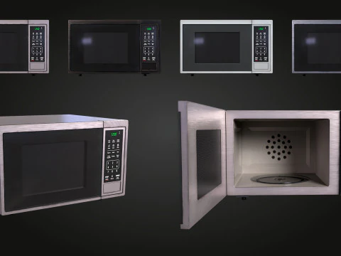 Microwave 3D Model
