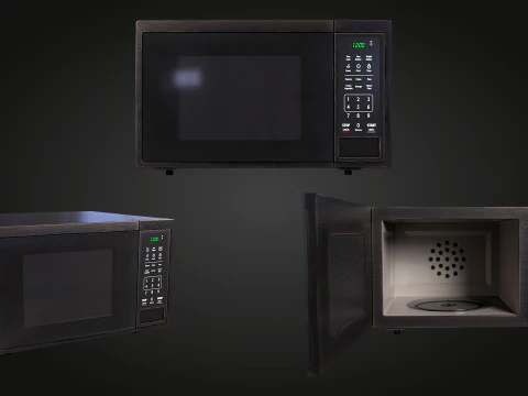 Microwave 3D Model