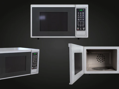 Microwave 3D Model