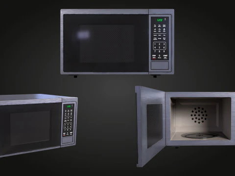 Microwave 3D Model