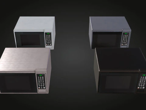 Microwave 3D Model