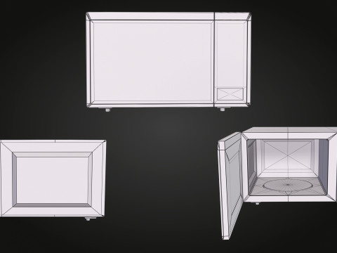 Microwave Model 3D