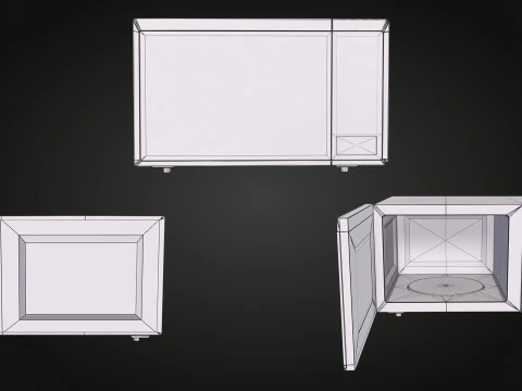 Microwave 3D Model