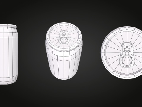 Latas de refrigerante Modelo 3D