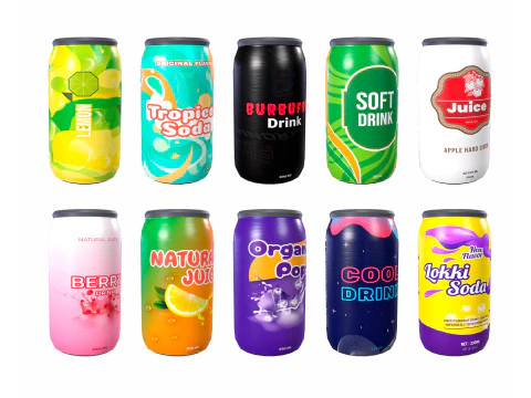 Canettes de soda Modèle 3D
