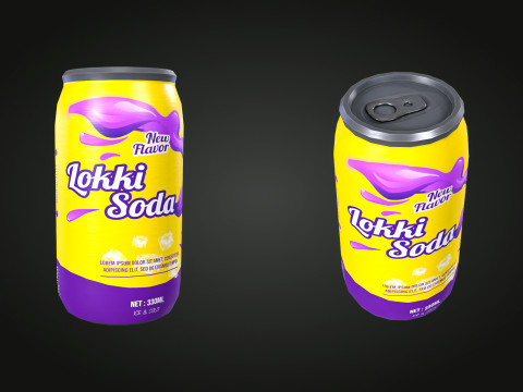 Soda Cans 3D Model