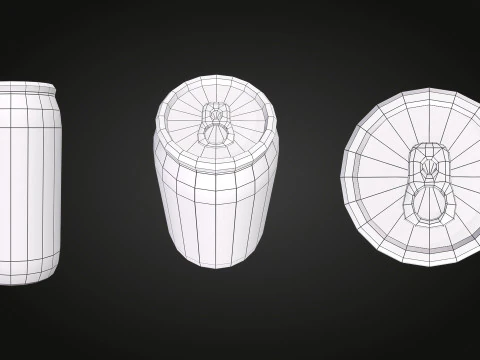 Soda Cans 3D Model