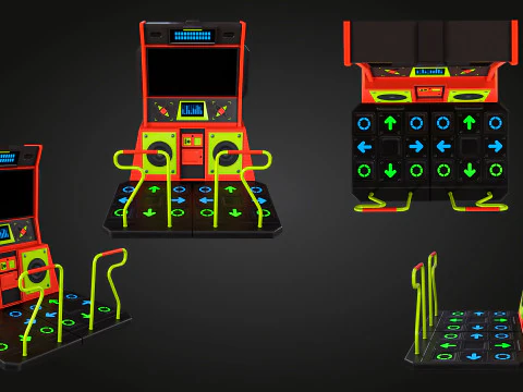 Dan&ccedil;a Arcada Modelo 3D