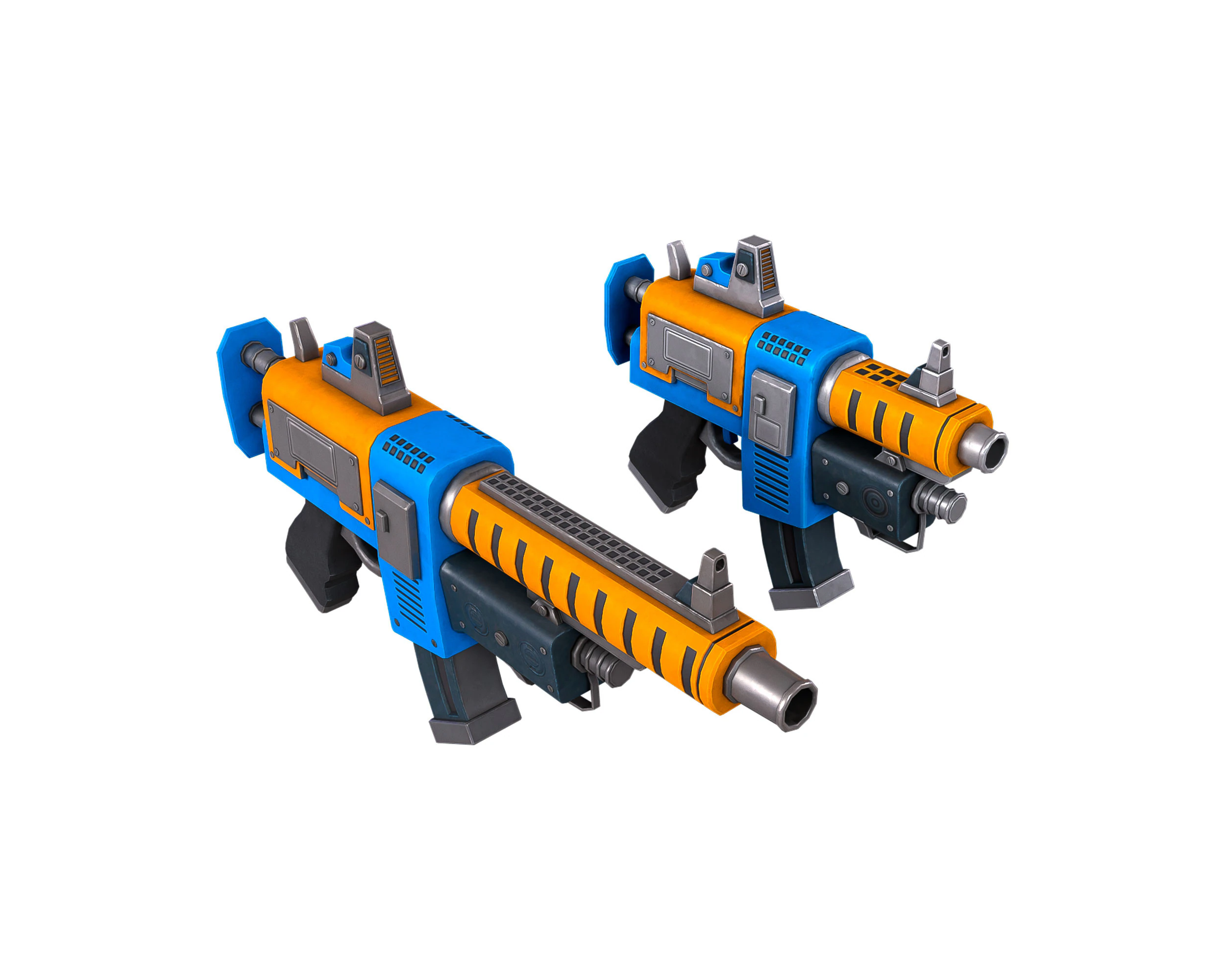 Plasma Weapon V1 Sci-Fi Energy Game Ready PBR Unity-Unreal 3D Model .c4d .max .obj .3ds .fbx .stl .blend