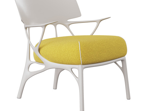 Kartell AI LOUNGE Chair - Boucle Riccio 3D Model
