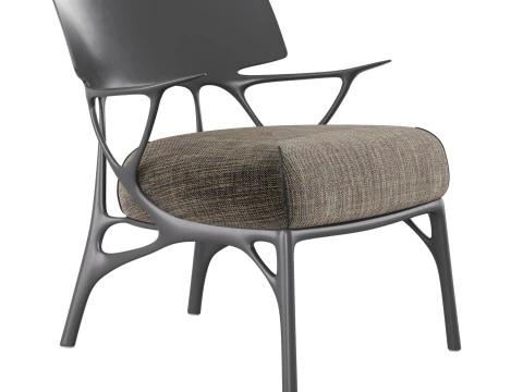 Kartell AI LOUNGE Chair - Boucle Riccio 3D Model