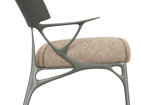 Kartell AI LOUNGE Chair - Boucle Riccio 3D Model