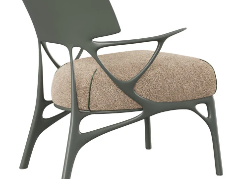 Kartell AI LOUNGE Chair - Boucle Riccio 3D Model