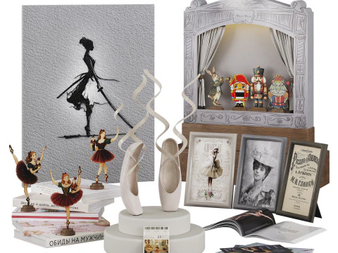 Bilhete de balé Modelo 3D