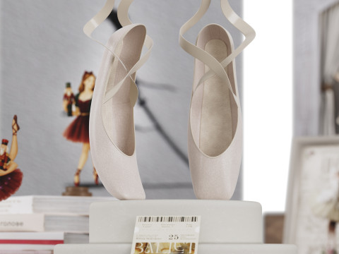 Ballet Ticket 3D Model