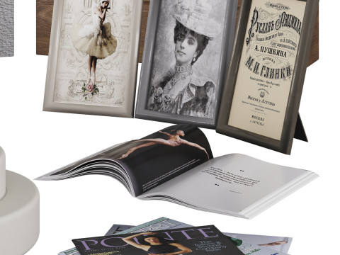 Ballet Ticket 3D Model
