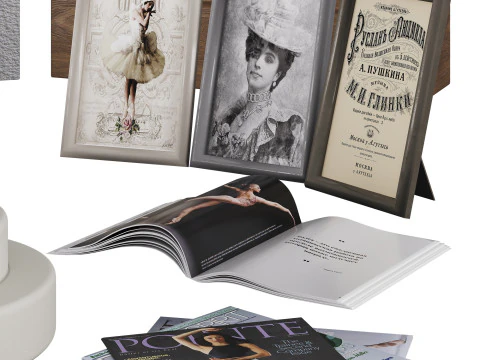 Ballet Ticket 3D Model
