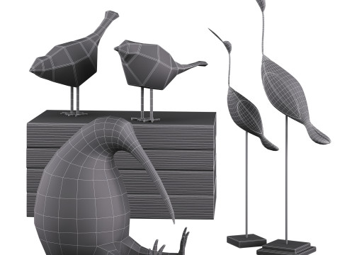 Birds 3D-Modell