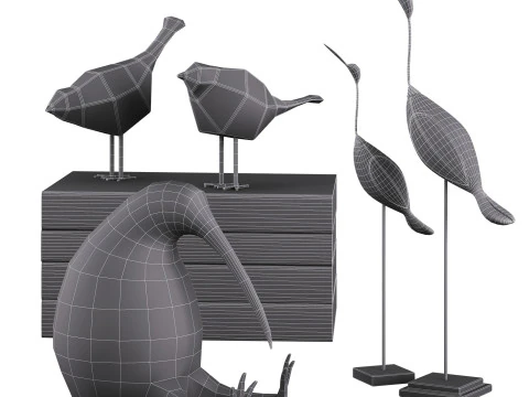 P&aacute;ssaros Modelo 3D