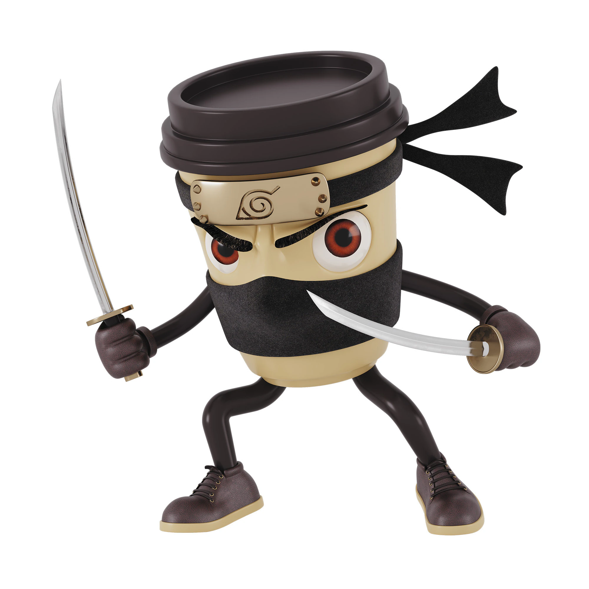 Cappuccino Assassino 3D Model .c4d .max .obj .3ds .fbx .stl .blend