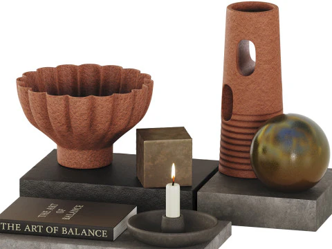 Decorative Set 04 3D Model