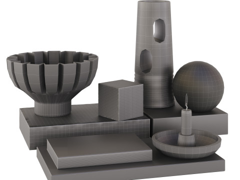 Decorative Set 04 Modelo 3D
