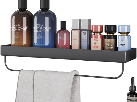 Bathroom decor set 04 3Dモデル