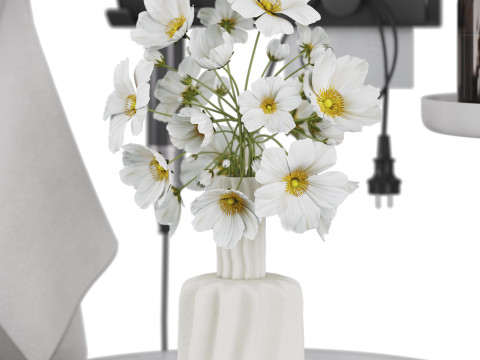 Bathroom decor set 04 3Dモデル