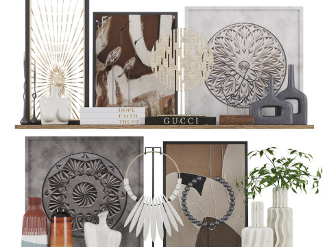Decorative Set 03 3D-Modell
