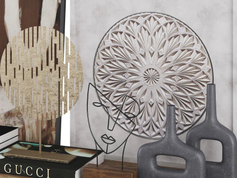 Decorative Set 03 3D Model