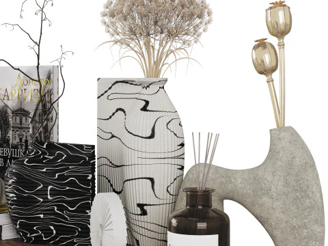 Decorative Set 02 3D Model