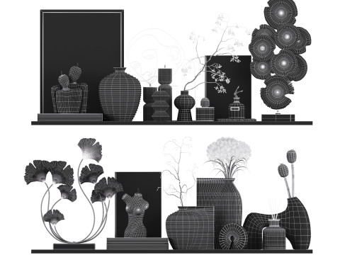Decorative Set 02 Modelo 3D