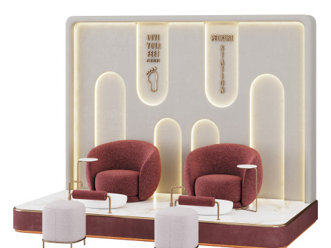 Pedicure beauty salon 5 3D Model