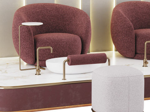Pedicure beauty salon 5 3D Model