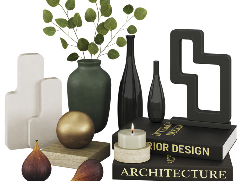 Decorative Set 07 Model 3D