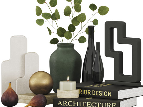 Decorative Set 07 Model 3D