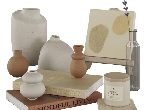 Декоративний набір 06 3D Модель