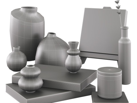 Decorative Set 06 3D Model