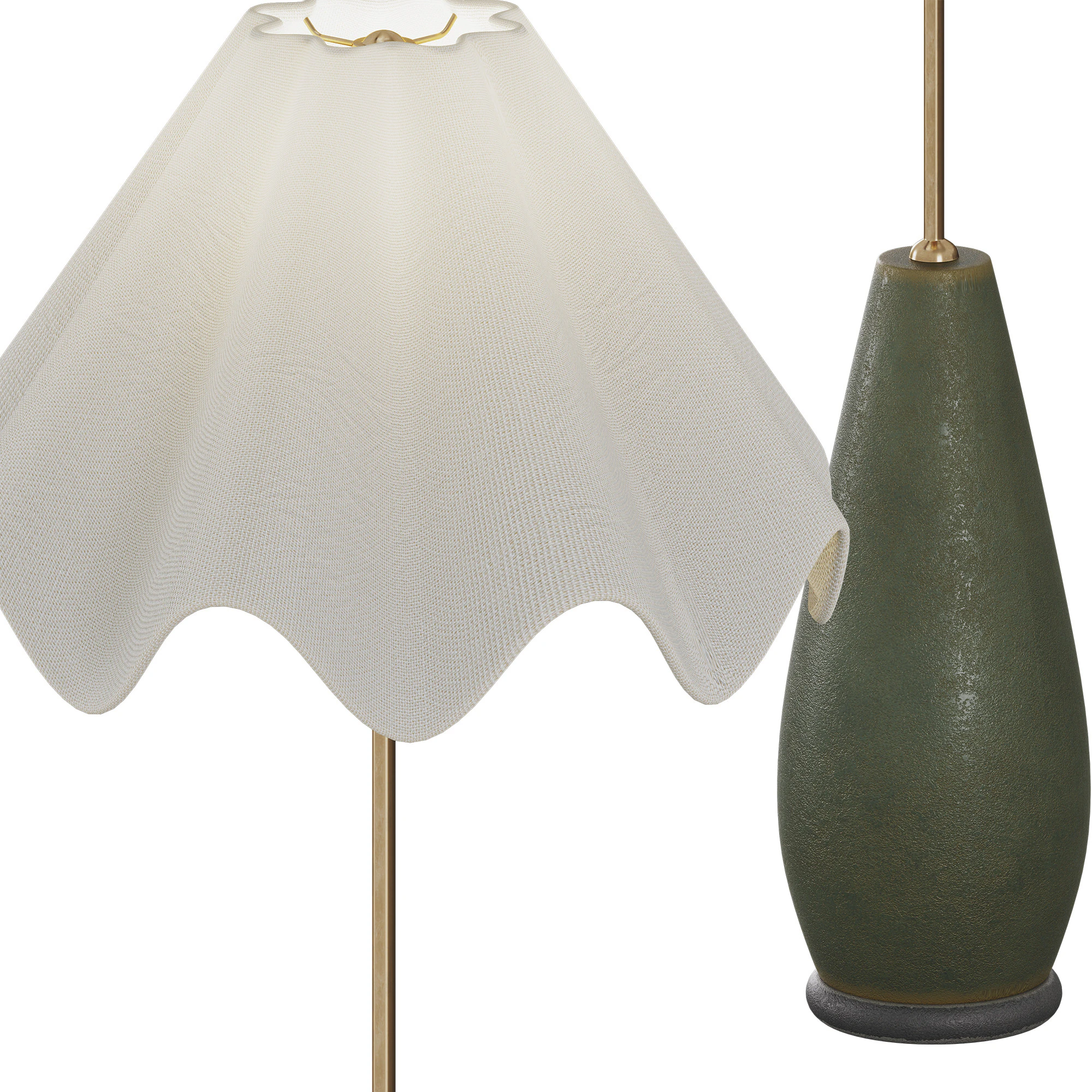Floor lamp Threshold 3D Model .c4d .max .obj .3ds .fbx .stl .blend 