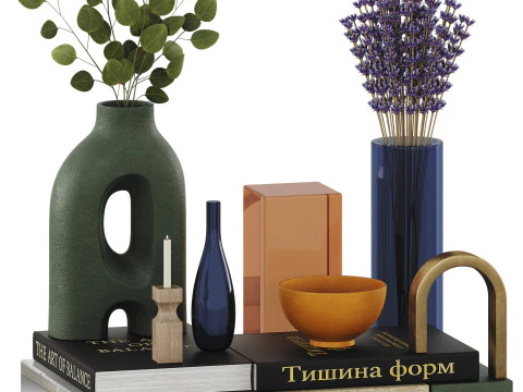 Декоративний набір 08 3D Модель