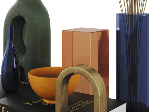 Decorative Set 08 3D Model