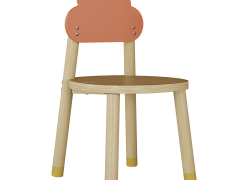 Дитячі меблі з іграшками та декором 3D Модель