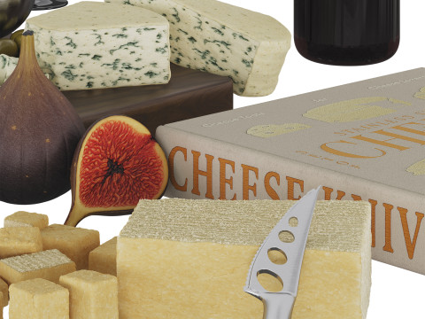 Knives and Cheese 3D मॉडल