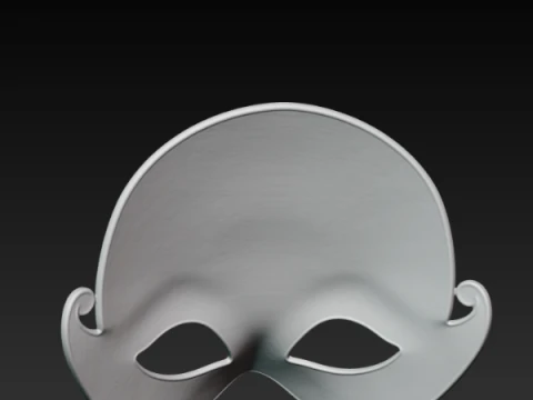 Sunrise Mask - Golden Sun Horizon Masquerade Cosplay 3D Print Model STL 3D Print Model