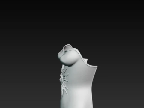 Golden Sun Corset Armor - Celestial Sunburst Breastplate Cosplay 3D Print Model STL 3D Print Model